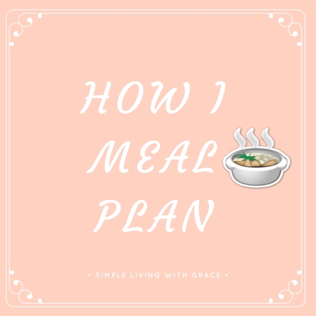 How I meal plan
